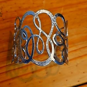 BRIGHTON Hammered Silver Cuff